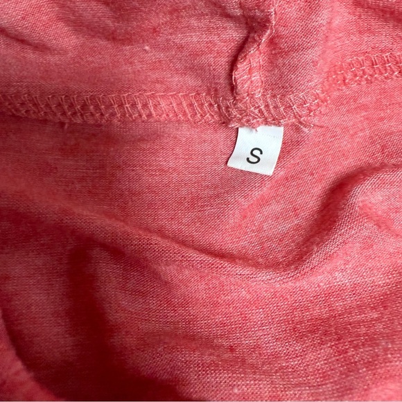 Women's Pink and Gray Hoodie top size small no brand - Picture 5 of 8